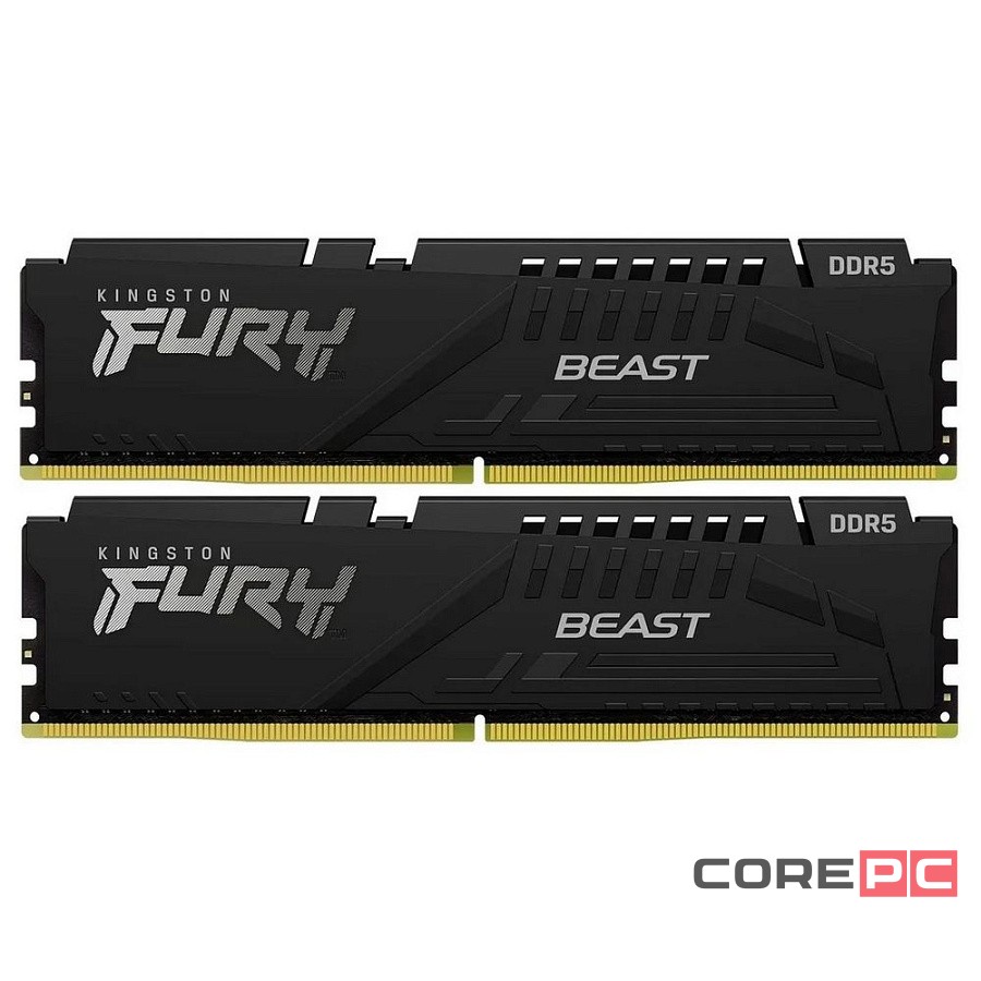Оперативная память 64 Gb 6000 MHz Kingston FURY Beast White (KF560C30BWEK2-64)