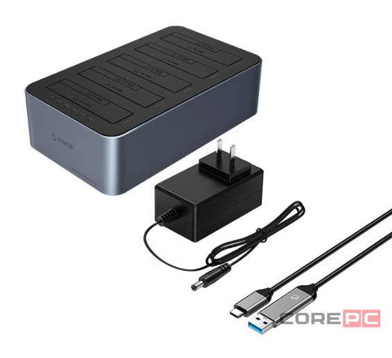 Док-станция для 5 HDD Orico 6656C3-C 5Gbps USB3.0/USB-C черная