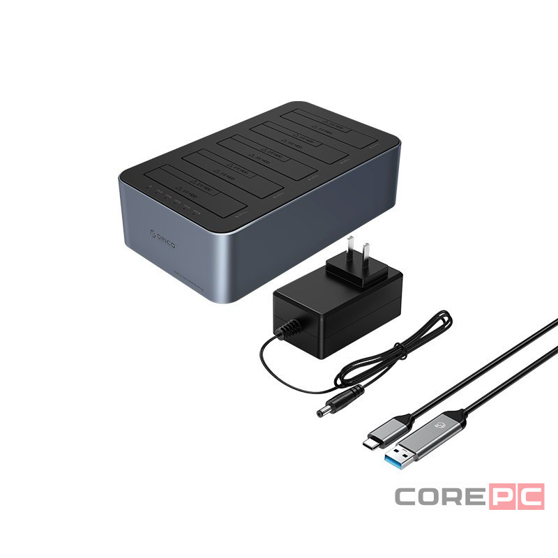 Док-станция для 5 HDD Orico 6656C3-C 5Gbps USB3.0/USB-C черная
