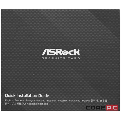 Видеокарта ASRock (RX7600 CL 8GO) Radeon RX 7600 Challenger 8G OC