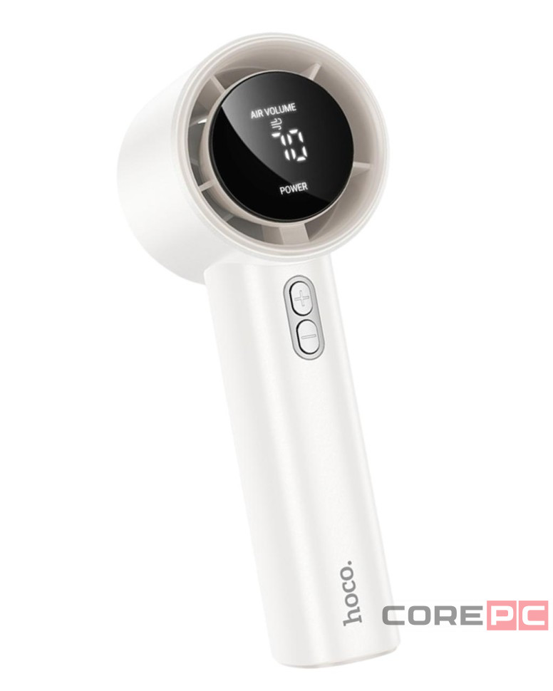 Портативный ручной мини-вентилятор Hoco HX64 белый