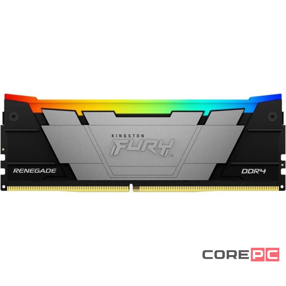 Оперативная память 8 Gb 3200 MHz Kingston FURY Renegade RGB Black (KF432C16RB2A/8)