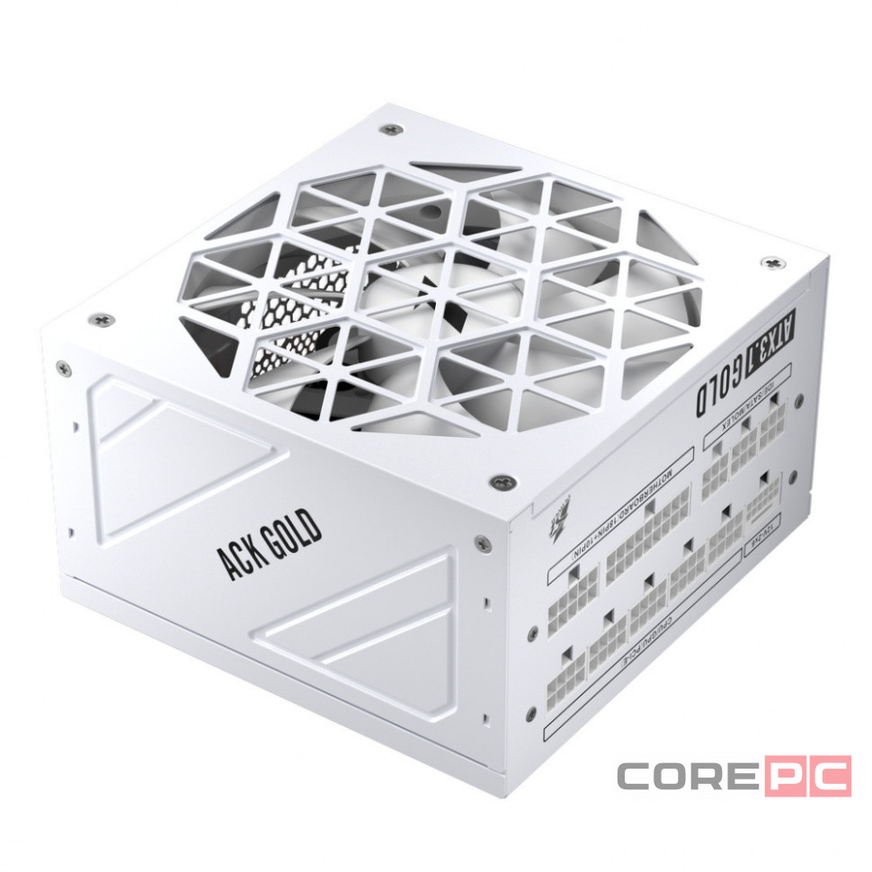 Блок питания 1STPLAYER 750W ACK Gold White (HA-750BA2-WH) 16 Pin (PCIe 5.0 Connector Cable Details)