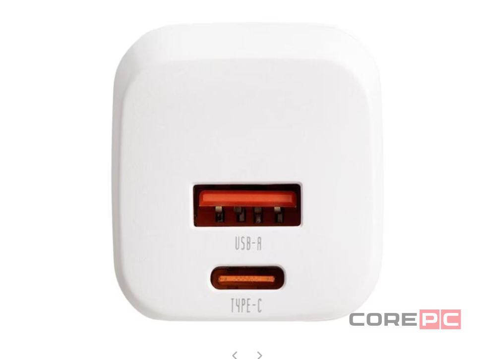 Сетевое зар. устр. Keephone CH-23061 1USB/1C 20W белое