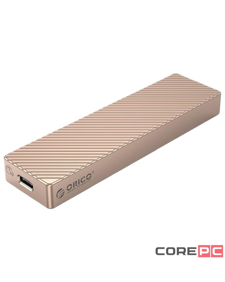 Внешний корпус для M2 NVMe/NGFF(SATA) Orico FV15C3-G2 USB-C3.2 розовое-золото