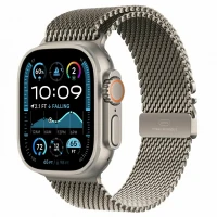 Apple Watch Ultra 2 (2024) 49mm Natural Titanium Case with Natural Titanium Milanese Loop (M) (Датчик кислорода)