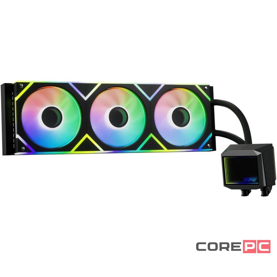 Система жидкостного охлаждения для процессора ADATA XPG Levante II 360 RGB Black (LEVANTEII360-BKCWW)