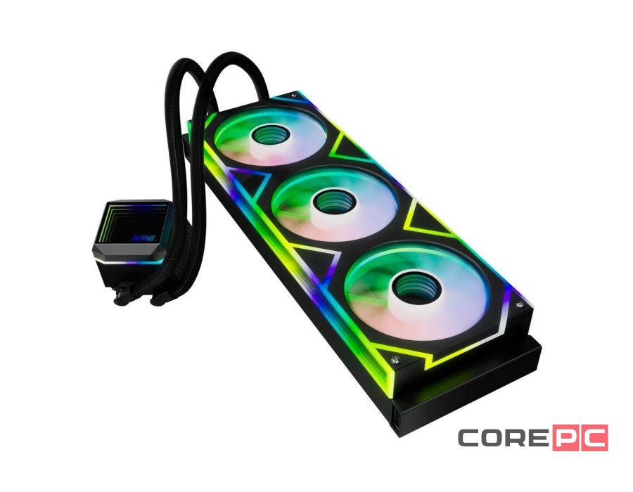 Система жидкостного охлаждения для процессора ADATA XPG Levante II 360 RGB Black (LEVANTEII360-BKCWW)