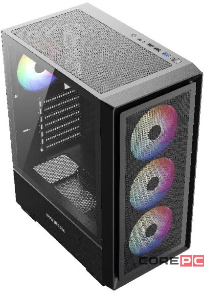 Компьютерный корпус Powercase Mistral AY4B ARGB TG Black (CMAYB-A4)