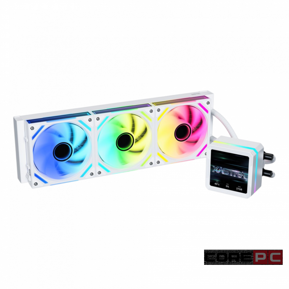 Система жидкостного охлаждения для процессора XASTRA Octant LS360 ARGB WH LCD White (LS360-WHAFXX-GL)