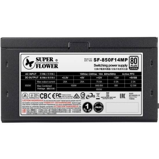 Блок питания Super Flower 850W LEADEX Platinum SE SF-850F14MP