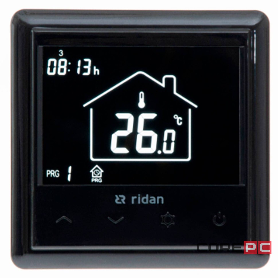 Термостат комнатный РИДАН WT-RB 230V, черный