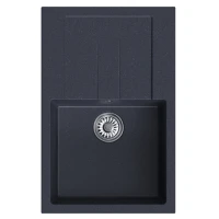Кухонная мойка MIXLINE 00-00009503, Врезная, цвет антрацит