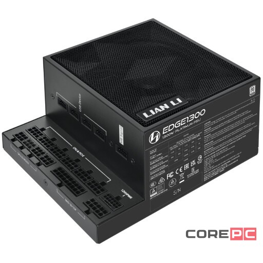 Блок питания Lian Li 1300W EG1300 Black (G9P.EG1300.BE00.RU) 16 Pin (PCIe 5.1 Connector Cable Details)