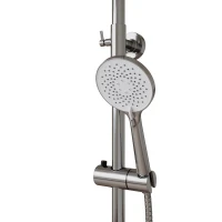 Душевая система MIXLINE 35к МЛ41-06(ML41-06)Кристаллизлив лейка 3 поз.+лейкаТроп. душбелый/ХРОМ