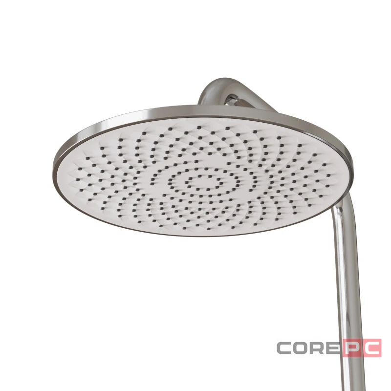 Душевая система MIXLINE 35к МЛ41-06(ML41-06)Кристаллизлив лейка 3 поз.+лейкаТроп. душбелый/ХРОМ