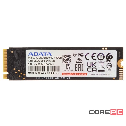 Твердотельный накопитель ADATA XPG 512 Gb LEGEND 900 SLEG-900-512GCS
