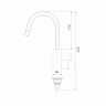 Проточный водонагреватель WH-005 нерж корпус (3,3 кВт, УЗО, кухня) MIXLINE