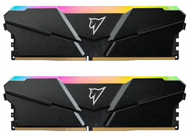 Оперативная память 32 Gb 3000 MHz NETAC SHADOW RGB Gray (NTSRD4P30DP-32E)