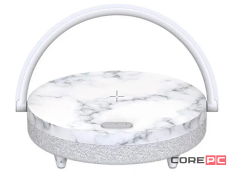 Настольная лампа Xiaomi Ezvalo Wireless Charging Lamp с функцией беспроводной зарядки и колонки Marble (LYYD01) (белый)