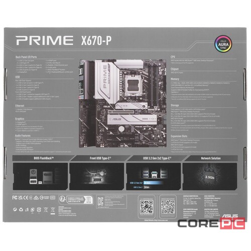 Материнская плата ASUS PRIME X670-P 90MB1BU0-M0EAY0