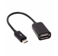 Адаптер K-08 OTG to Micro-USB (черный)