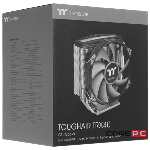 Кулер для процессора Thermaltake TOUGHAIR TRX40 Edition Black CL-P095-PL14BL-A PWM