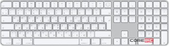 Беспроводная клавиатура Apple Magic Keyboard with Touch ID and Numeric Keypad русская (белый) (MK2C3RS/A)