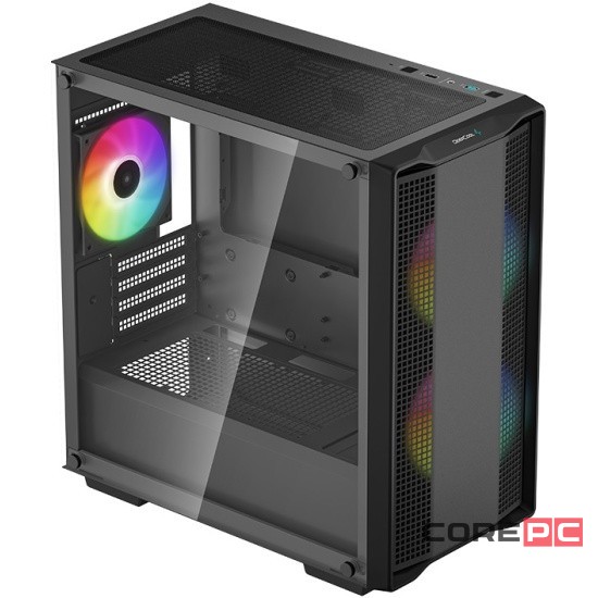 Компьютерный корпус Deepcool CC360 TG ARGB Black (R-CC360-BKAPM3-G-1)