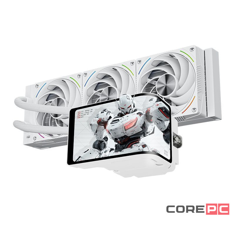 Система жидкостного охлаждения для процессора Thermalright Wonder Vision 360 Turbo ARGB White (TRWV360TAW)