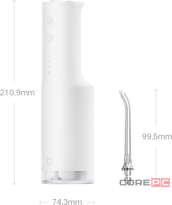 Электрический ирригатор для полости рта Xiaomi Mijia Electric Teeth Flosser F300 Smoked MEO703 белый