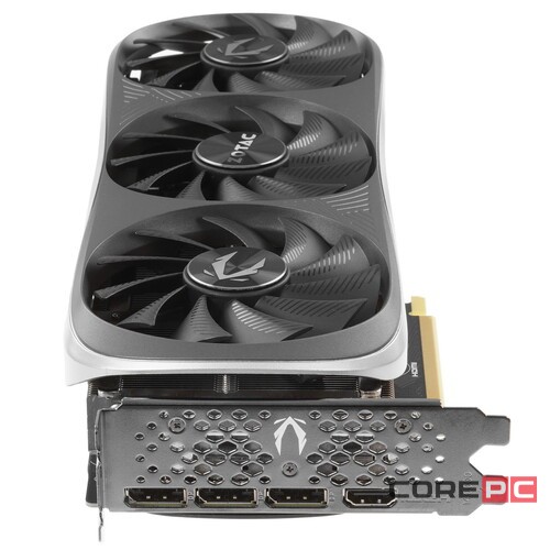 Видеокарта ZOTAC (ZT-D40700D-10P) GeForce RTX 4070 12GB TRINITY Black