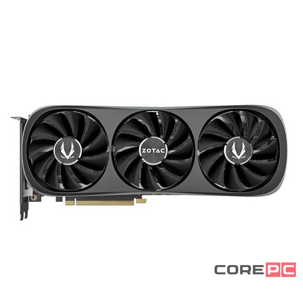 Видеокарта ZOTAC (ZT-D40700D-10P) GeForce RTX 4070 12GB TRINITY Black