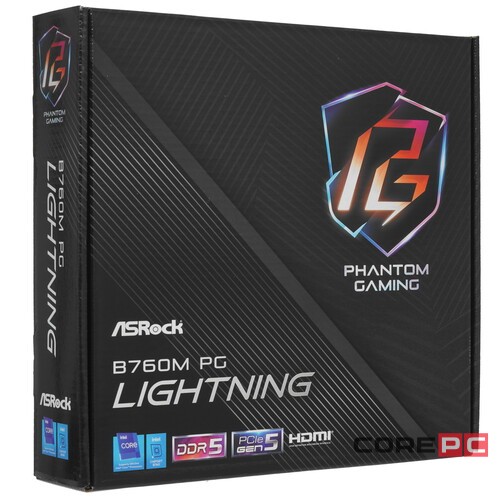 Материнская плата ASRock B760M PG LIGHTNING (PCIe Gen5)