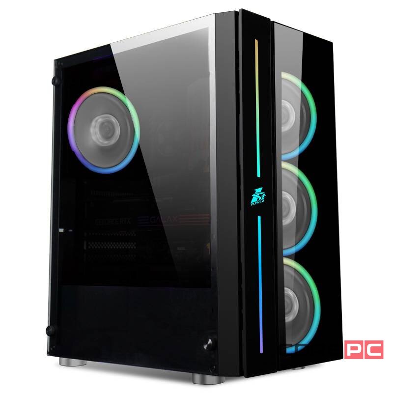 Компьютерный корпус 1STPLAYER BLACK.SIR B7-A (B7-A-4M2)