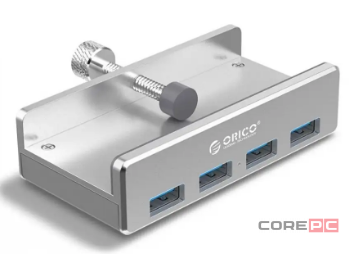 USB-хаб Orico MH4PU 4xUSB3.0 серебристый