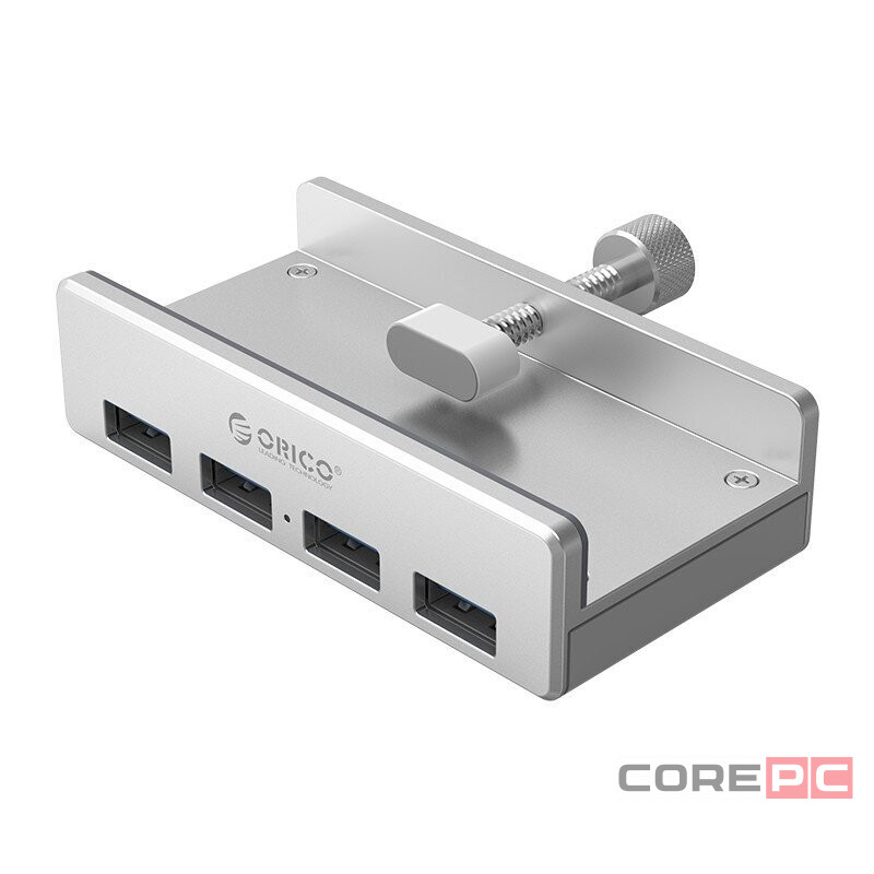USB-хаб Orico MH4PU 4xUSB3.0 серебристый