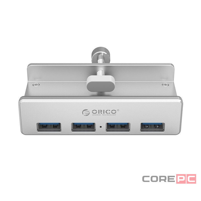 USB-хаб Orico MH4PU 4xUSB3.0 серебристый