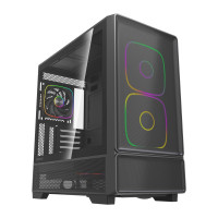 Компьютерный корпус Powercase AX5 TG ARGB Black (CJXA-A5)