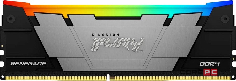 Оперативная память 8 Gb 4000 MHz Kingston FURY Renegade RGB Black (KF440C19RB2A/8)
