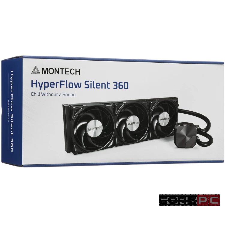 Система жидкостного охлаждения для процессора Montech HYPERFLOW SILENT 360 (B) Black