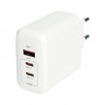 Сетевое зар. устр. Keephone CH-23121 GaN 1USB/2C 65W белое