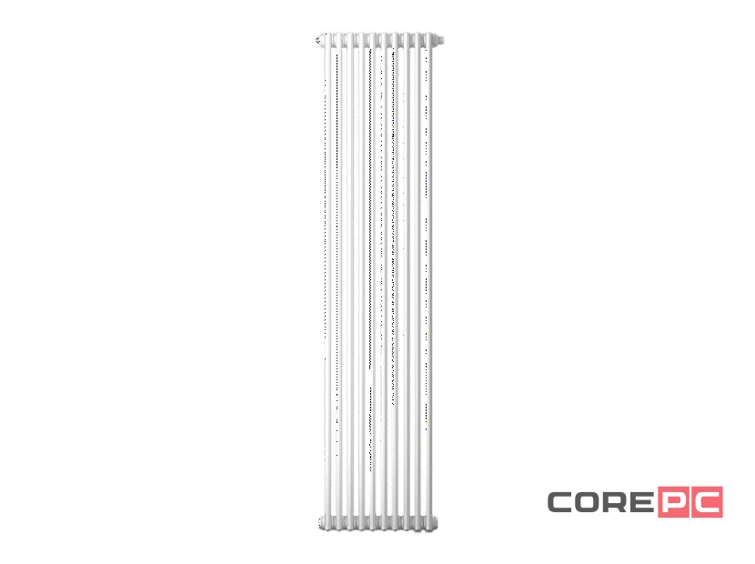 Радиатор труб. Zehnder Charleston 2180, 14 сек.1/2 ниж.подк. RAL9016 (кроншт.в компл)