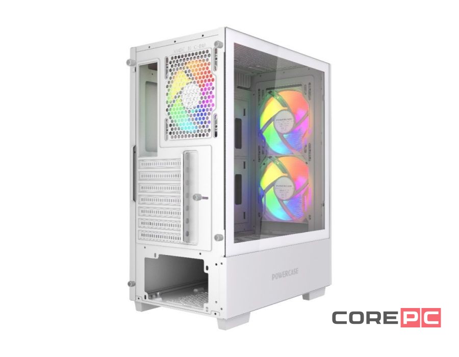 Компьютерный корпус Powercase Mistral AY4W ARGB TG White (CMAYW-A4)