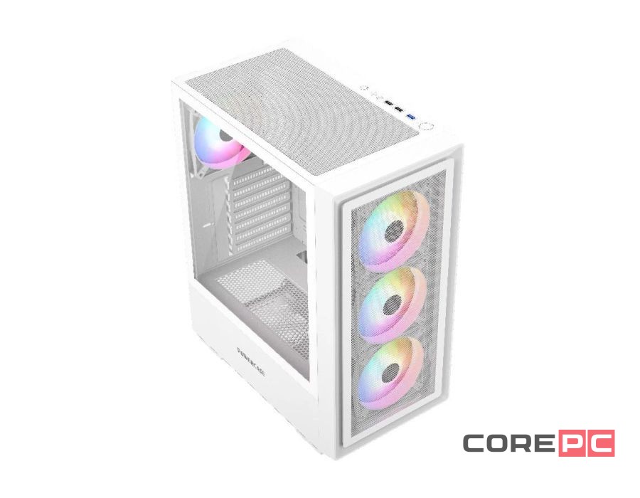 Компьютерный корпус Powercase Mistral AY4W ARGB TG White (CMAYW-A4)