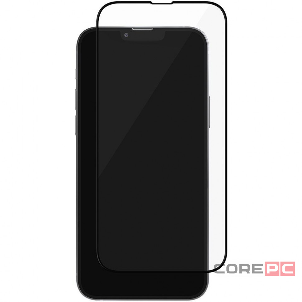 Защитное стекло Mletubl Tempered Privacy 5D для Apple iPhone 14 Pro цветное (черная рамка)