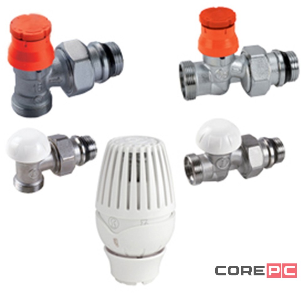 Комплект термостатич. Giacomini c преднастр. НР (без коробки) 3/8quot; x 16 - угл., R460PA002