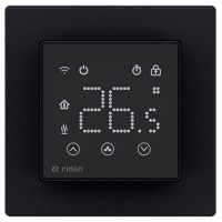 Термостат комнатный РИДАН RSmart-SB с Wi-Fi подключением 230V, черный