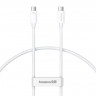 Кабель-зарядка Type-C на Type-C Baseus Superior Series2 240W 1м (P10365200211-02) белый