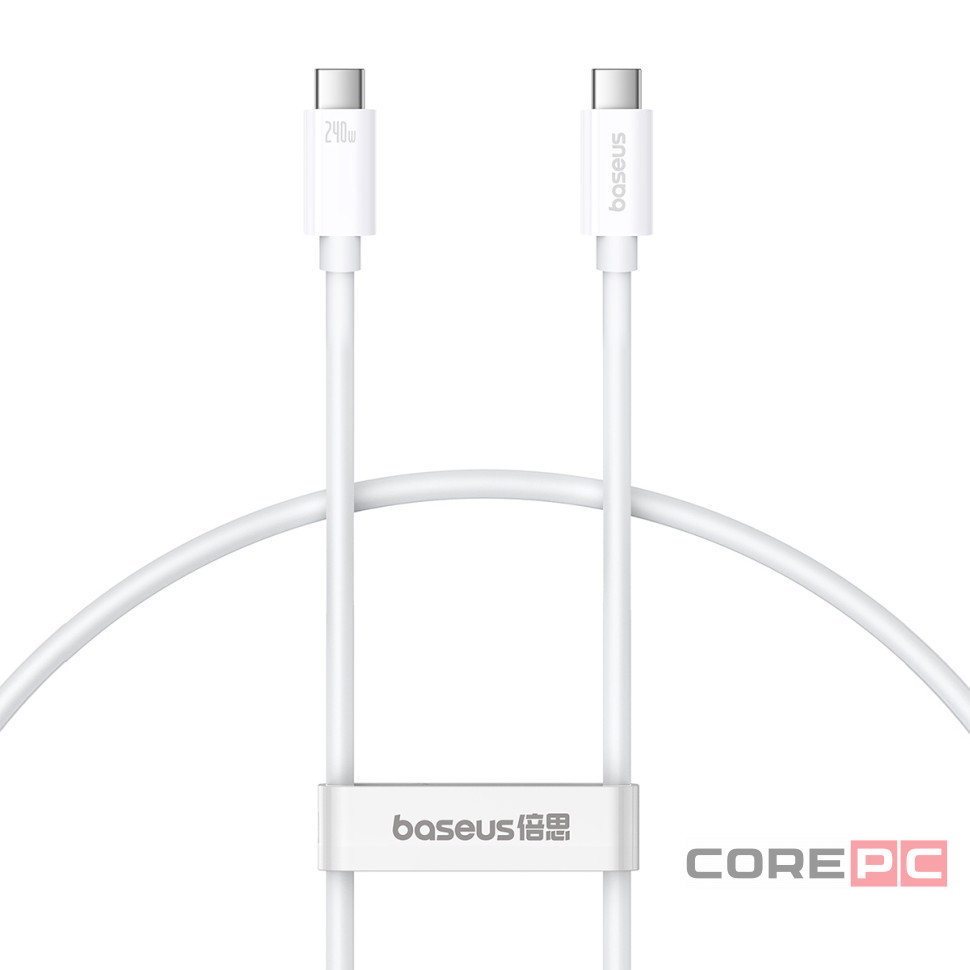 Кабель-зарядка Type-C на Type-C Baseus Superior Series2 240W 1м (P10365200211-02) белый